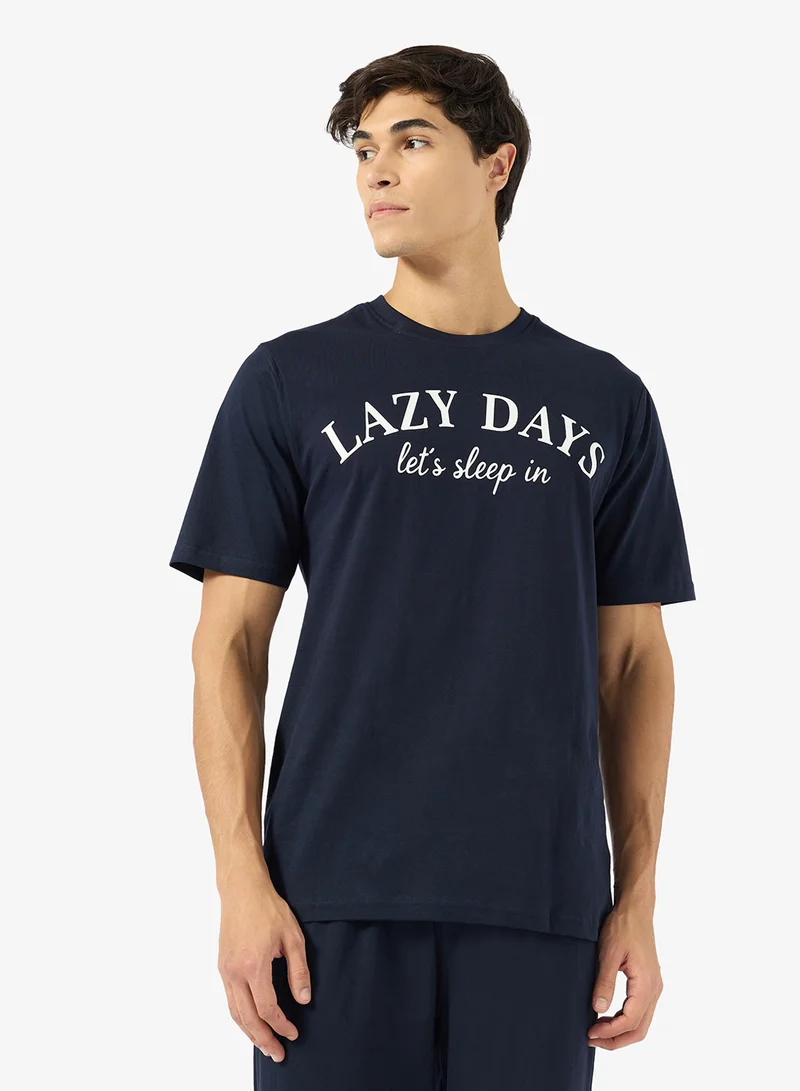 Seventy Five  Regular fit tee and Pant set for Men | Best Price UAE